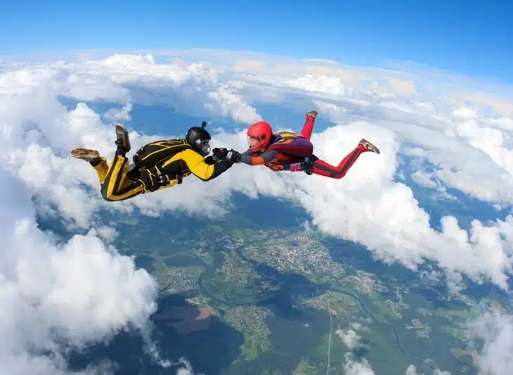Survolez l'extrême vivre l'expérience du saut en parachute